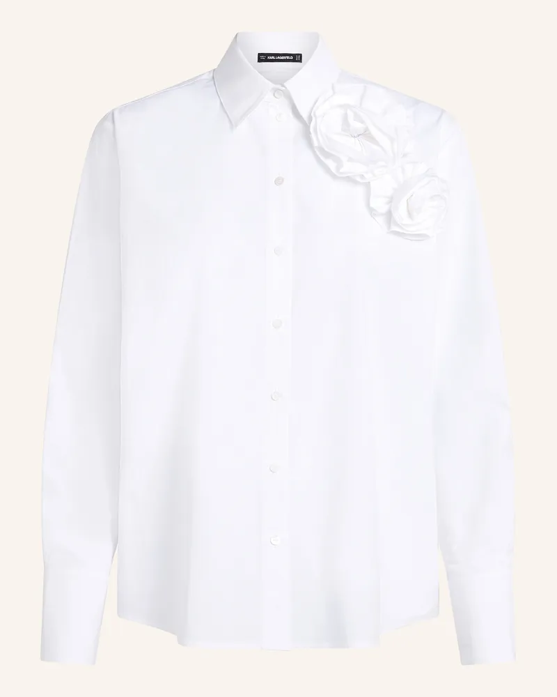Karl Lagerfeld Bluse Weiss