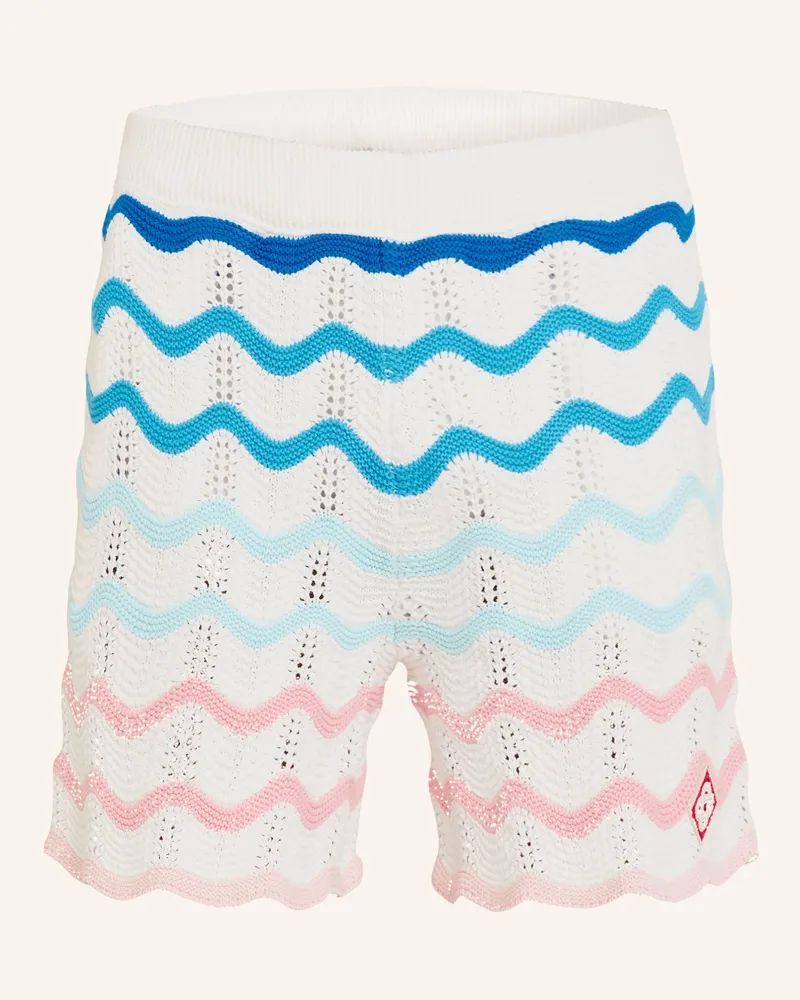 Casablanca Paris Strickshorts weiss Weiss