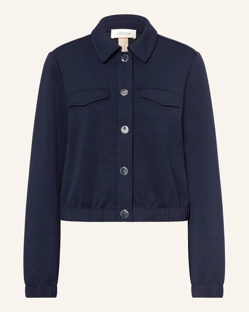 Cartoon Jersey-Overjacket blau Dunkelblau