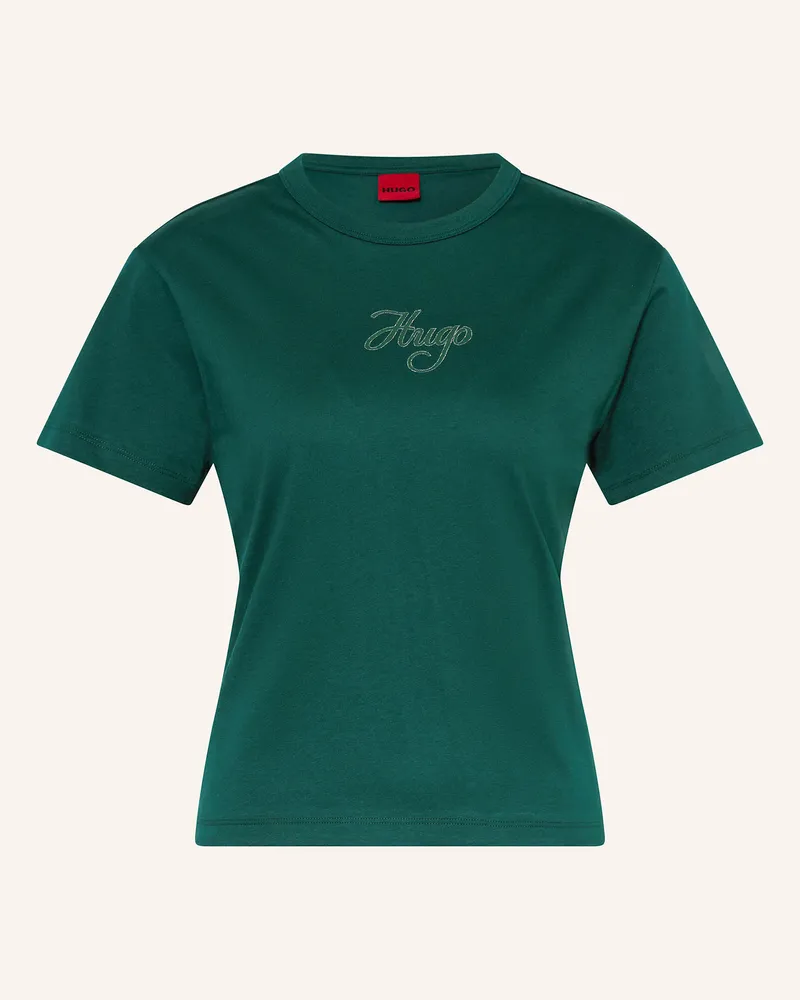 HUGO BOSS T-Shirt DESTREL Dunkelgrün
