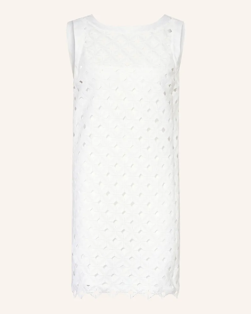 Max Mara Strandkleid Pesi Aus Lochspitze weiss Weiss