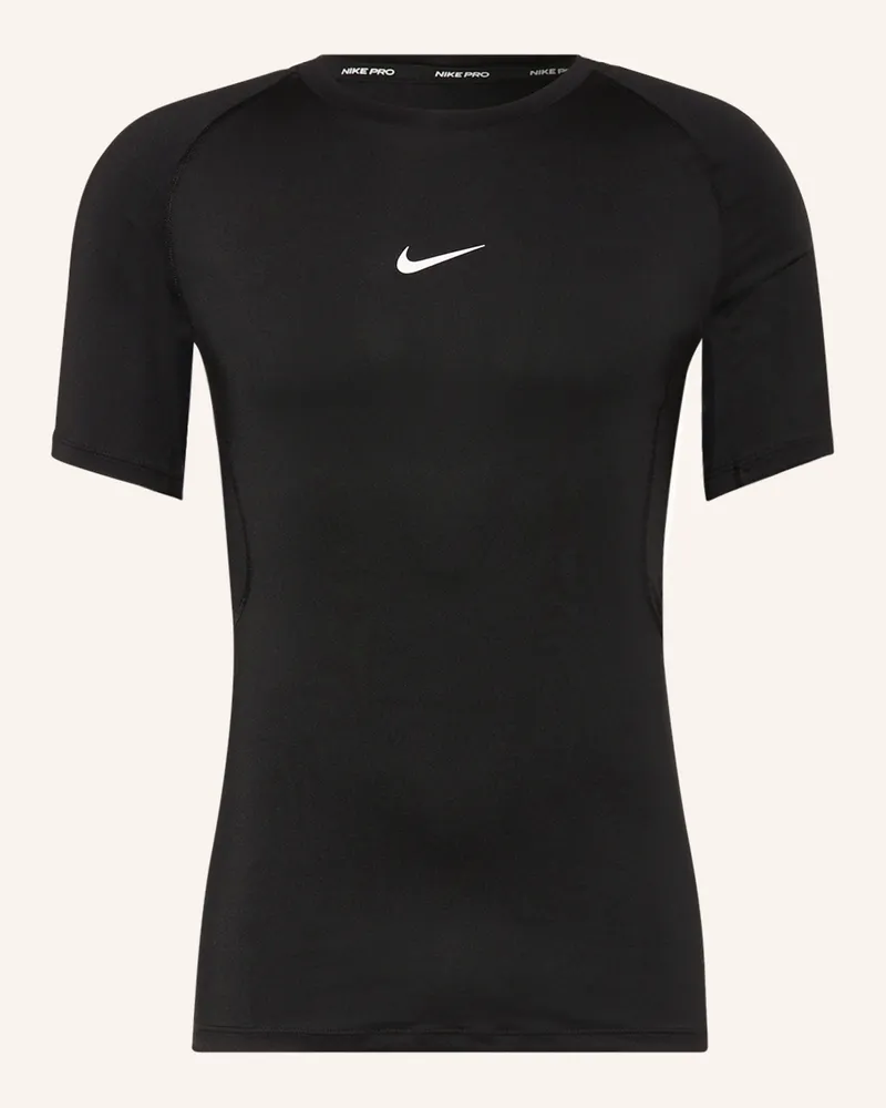 Nike T-Shirt Pro schwarz Schwarz