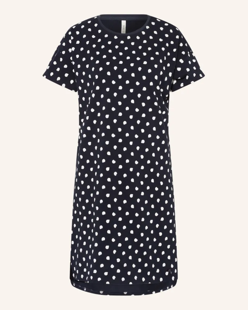 Short Stories Nachthemd blau Dunkelblau