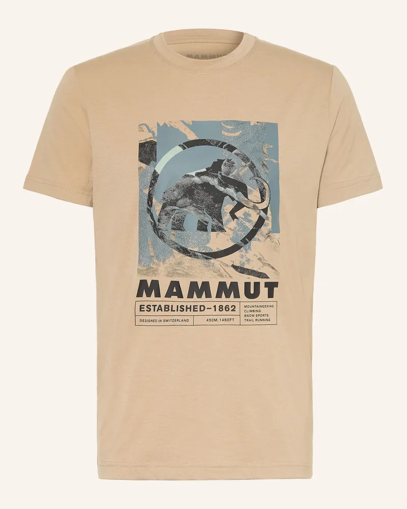 Mammut T-Shirt Trovat beige Taupe