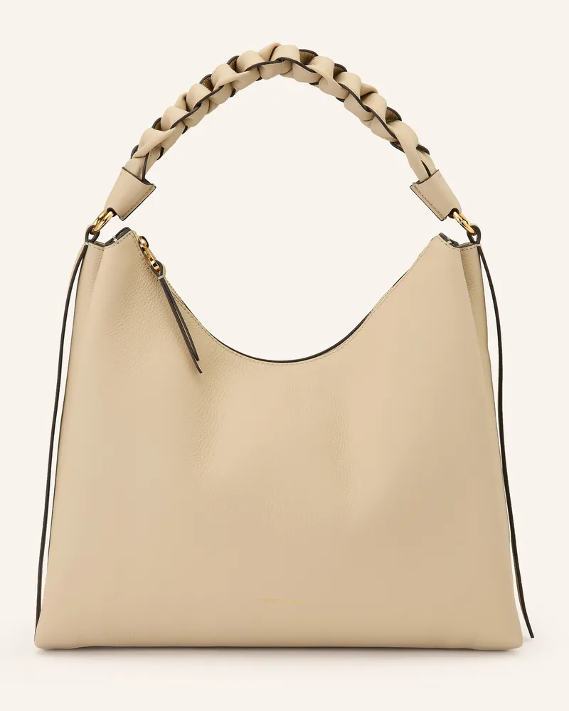 Coccinelle Beuteltasche beige Hellbraun