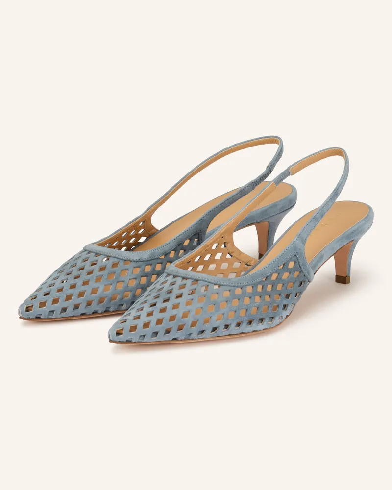 Unützer Slingpumps blau Hellblau