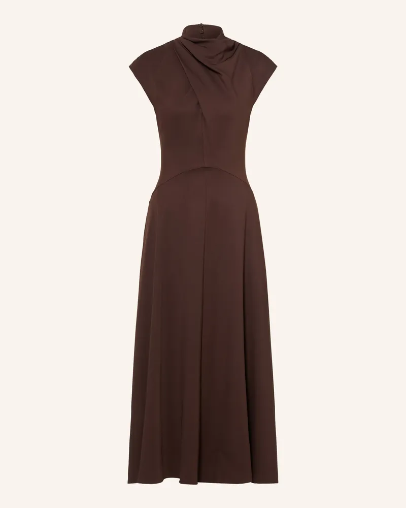 Reiss Kleid Alma rot Dunkelbraun