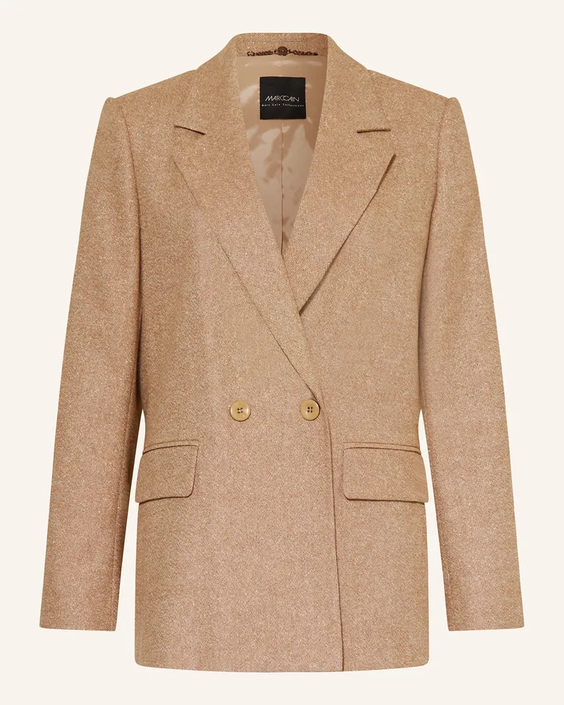 Marc Cain Blazer Mit Glitzergarn braun 625