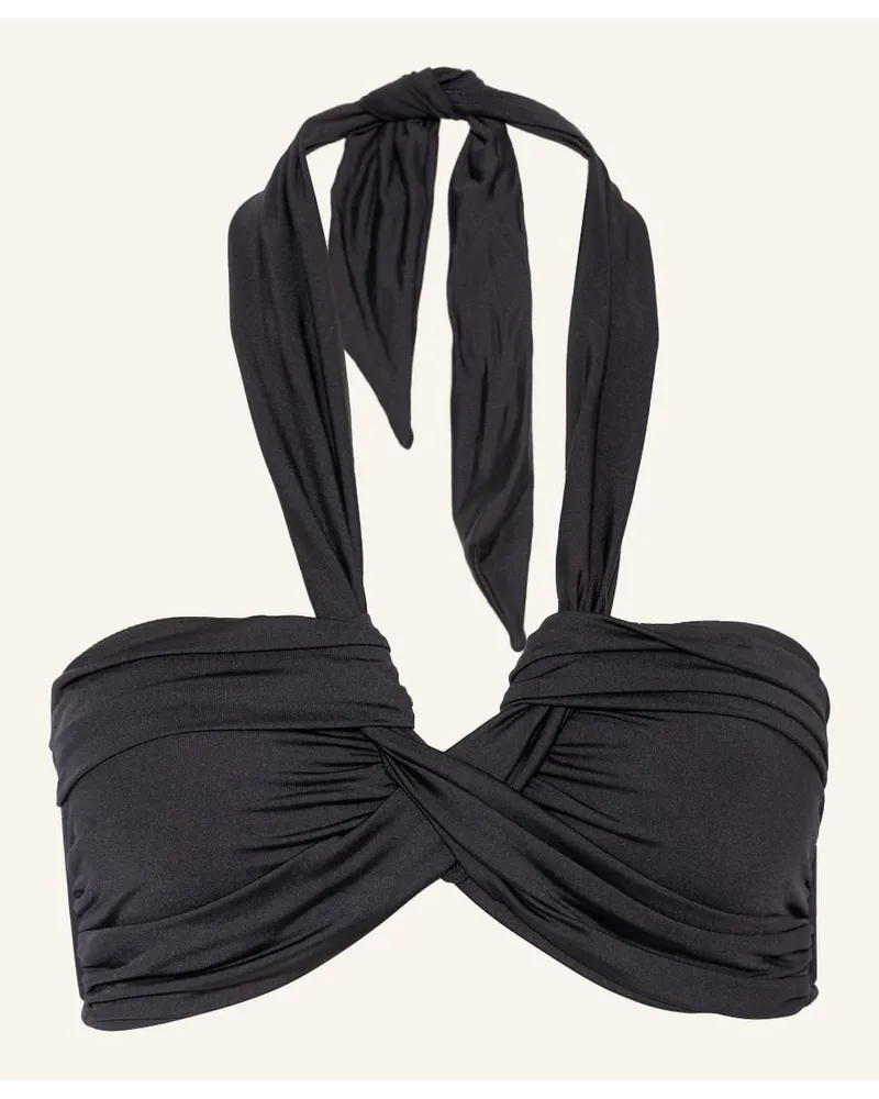 Seafolly Australia Bandeau-Bikini-Top  COLLECTIVE Schwarz