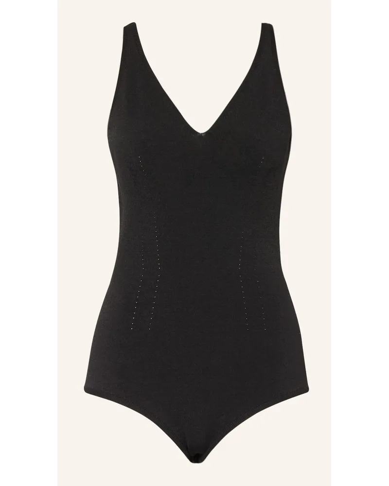 Alexander McQueen Strickbody Schwarz