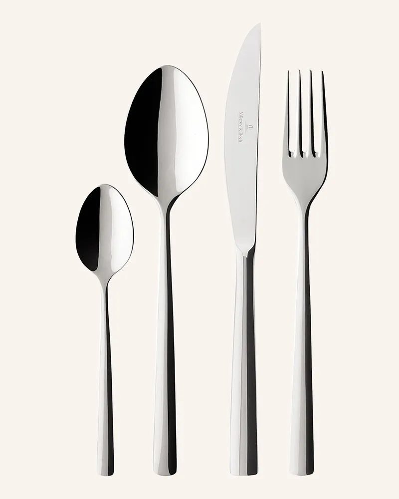 Villeroy & Boch Tafelbesteck 24tlg. Piemont silber Silber