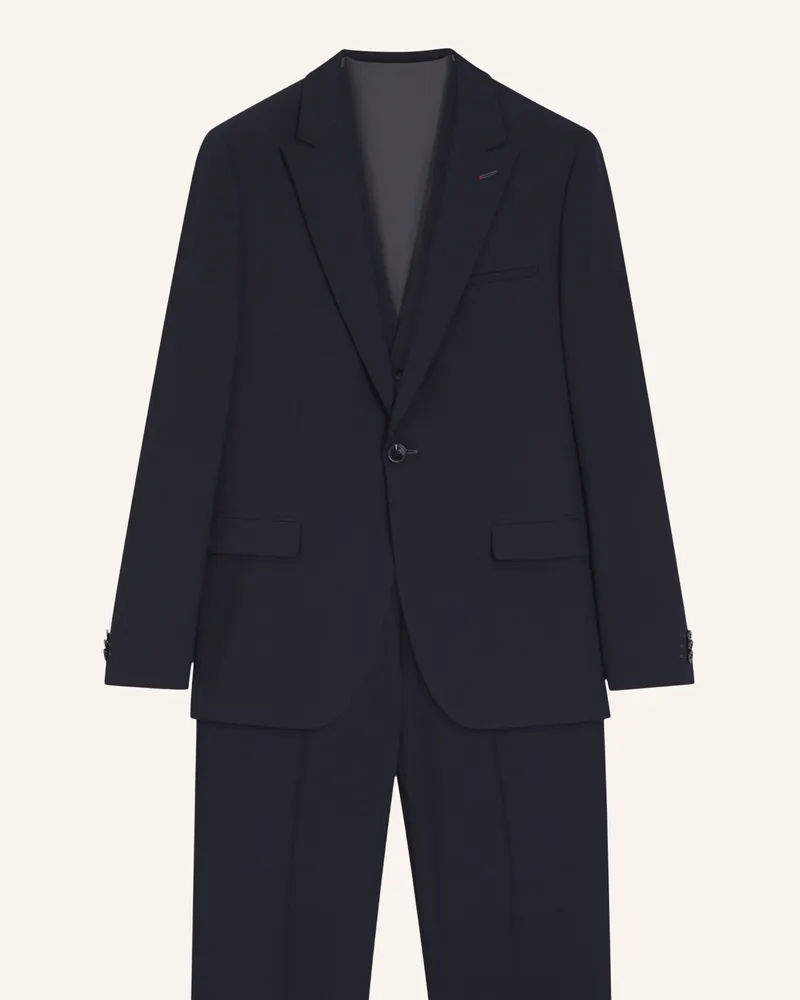 HUGO BOSS Business Anzug Arti/Hesten241V1X Extra-Slim Fit blau Dunkelblau