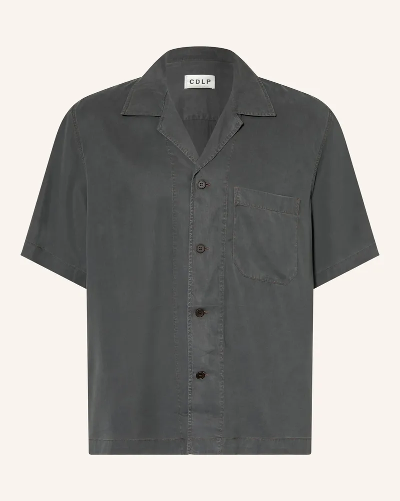 CDLP Resorthemd Regular Fit gruen Dunkelgrün