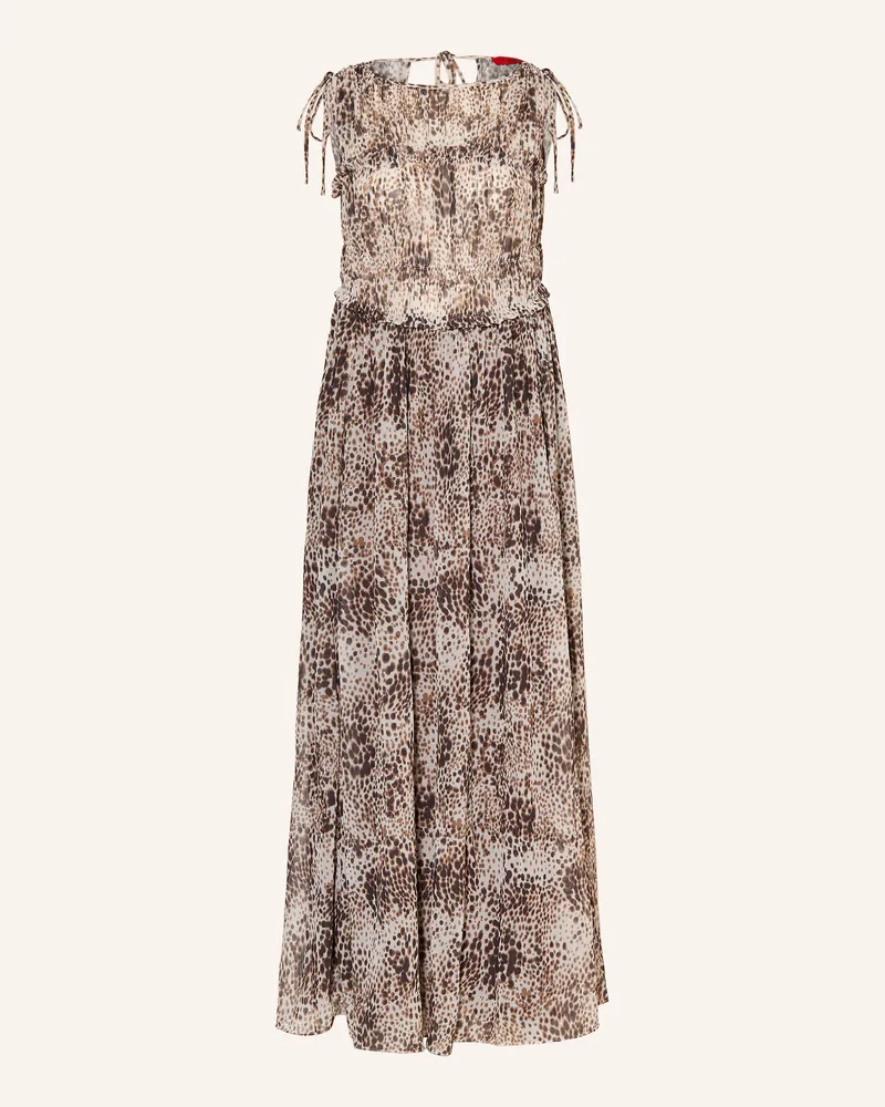 MAX&Co. Kleid Pausa Mit Rüschen beige Creme