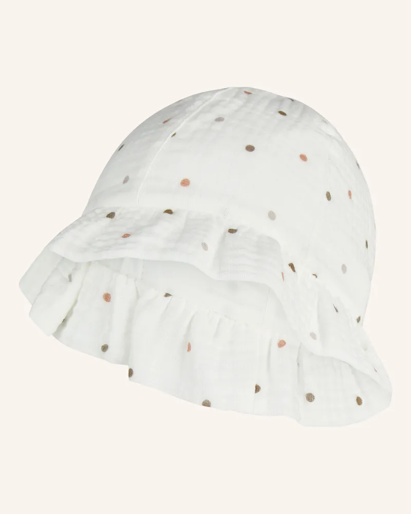 Sterntaler Hut Punkte weiss Weiss