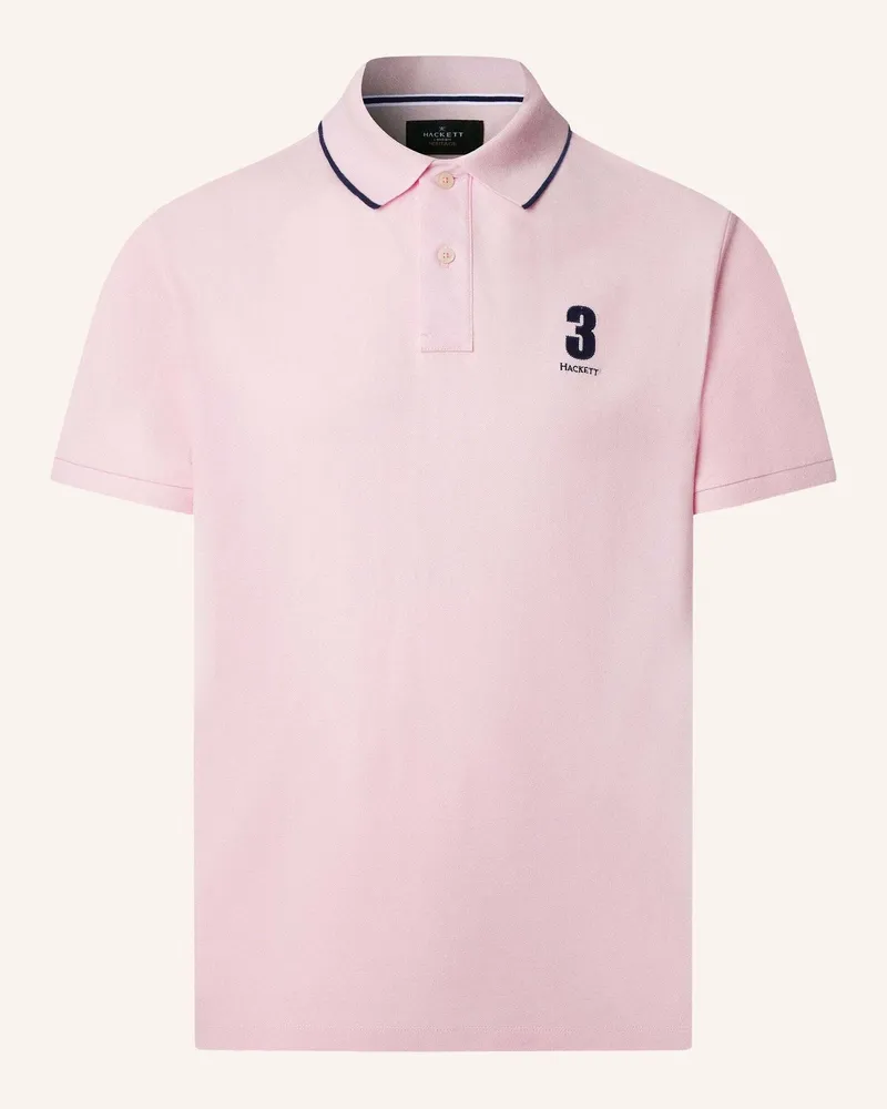 Hackett Poloshirt Heritage Nbr Polo rosa Hellrosa