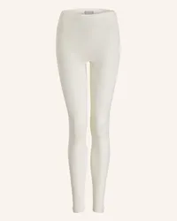 Hanro Lounge-Leggings WOOLEN SILK aus Merinowolle mit Weiss