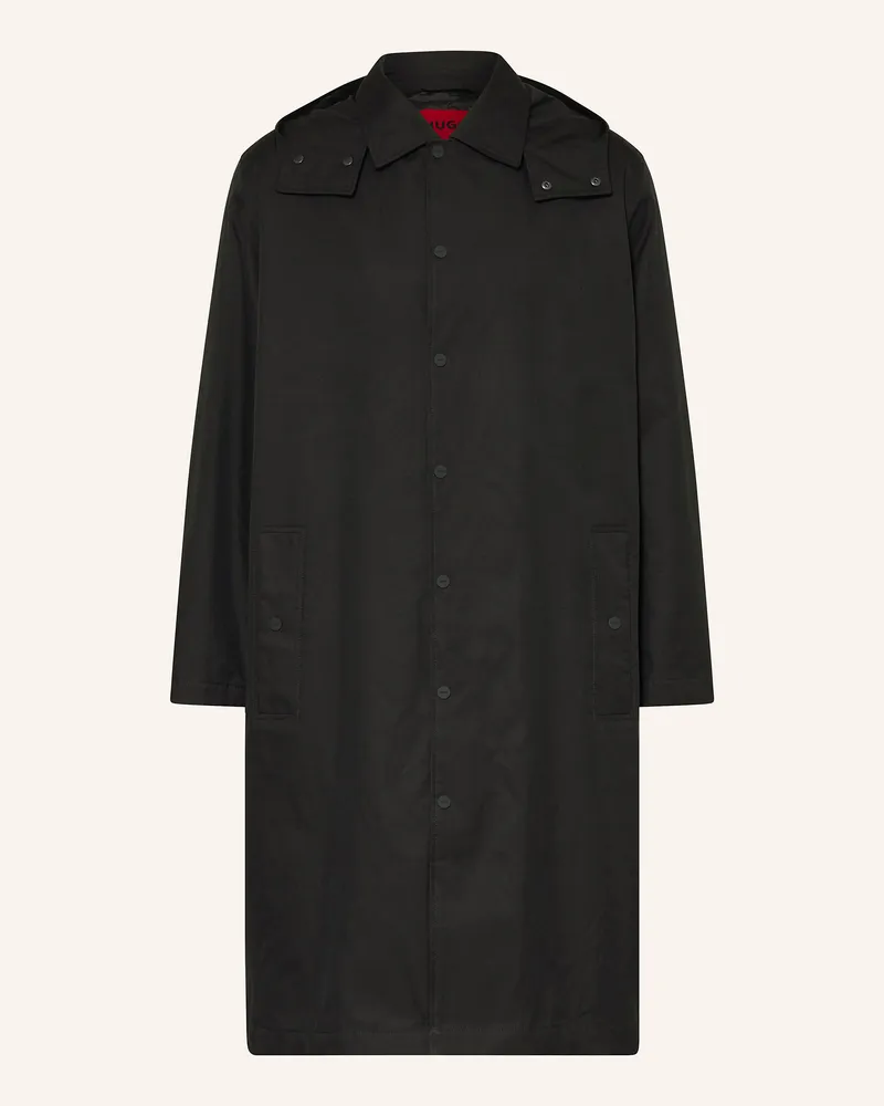 HUGO BOSS Mantel MAVERAIN Schwarz
