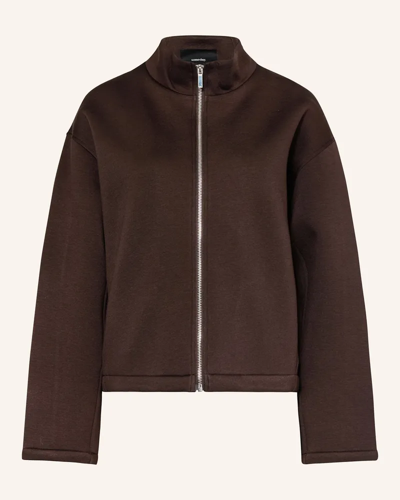someday. Sweatjacke UJOY Dunkelbraun