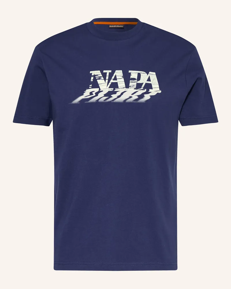 Napapijri T-Shirt Lodestar blau Dunkelblau
