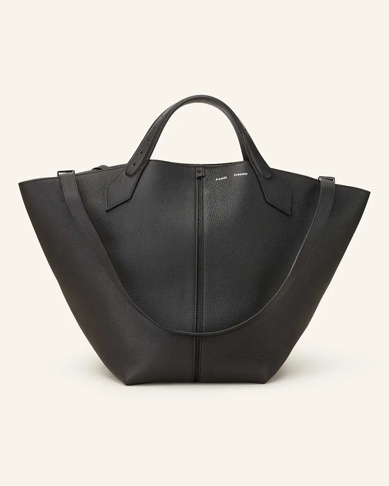 Proenza Schouler Shopper LARGE mit Pouch Schwarz