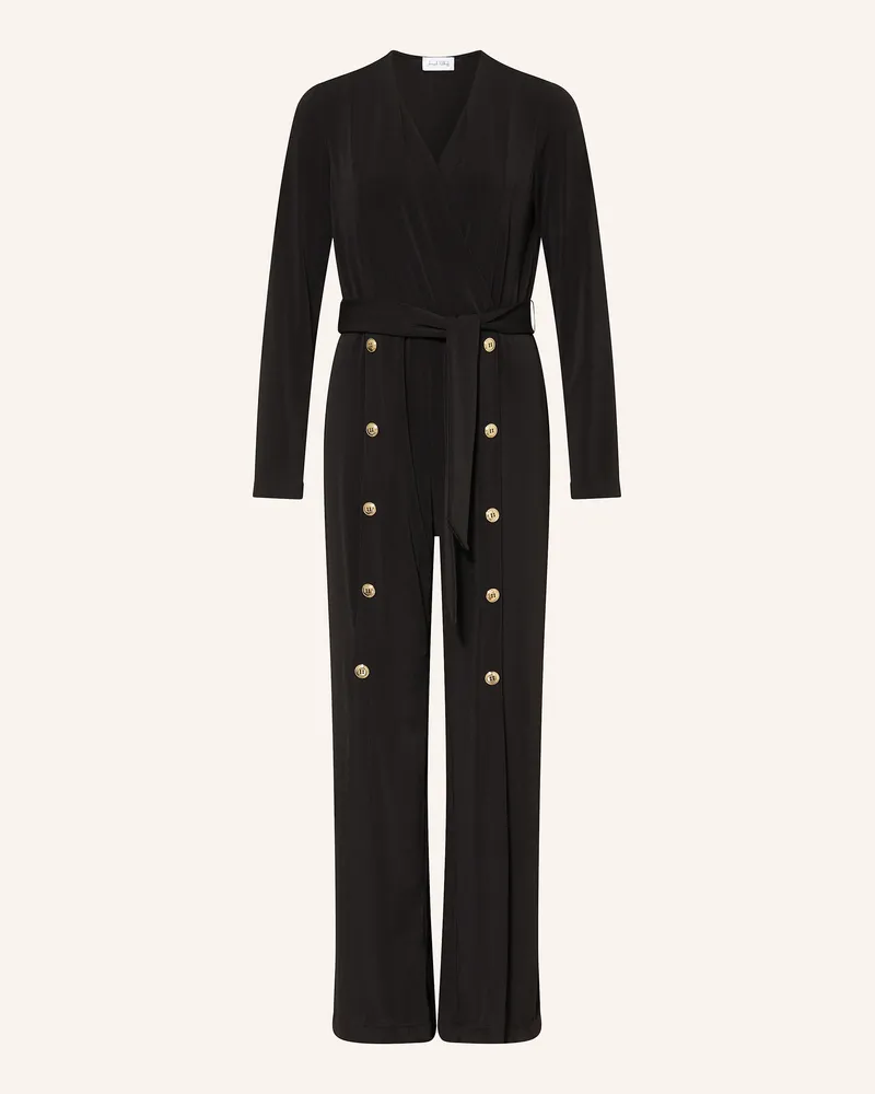 Joseph Ribkoff Jumpsuit in Wickeloptik Schwarz