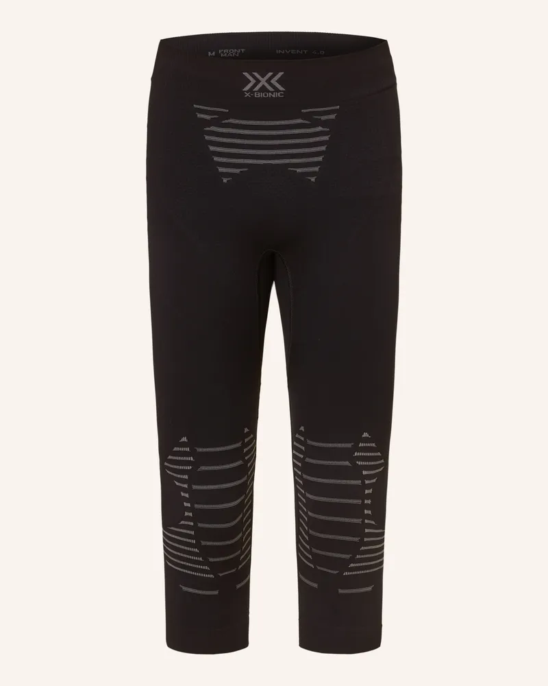 X-Bionic Funktionswäsche-Hose Invent 4.0 Mit Verkürztem Bein schwarz Schwarz