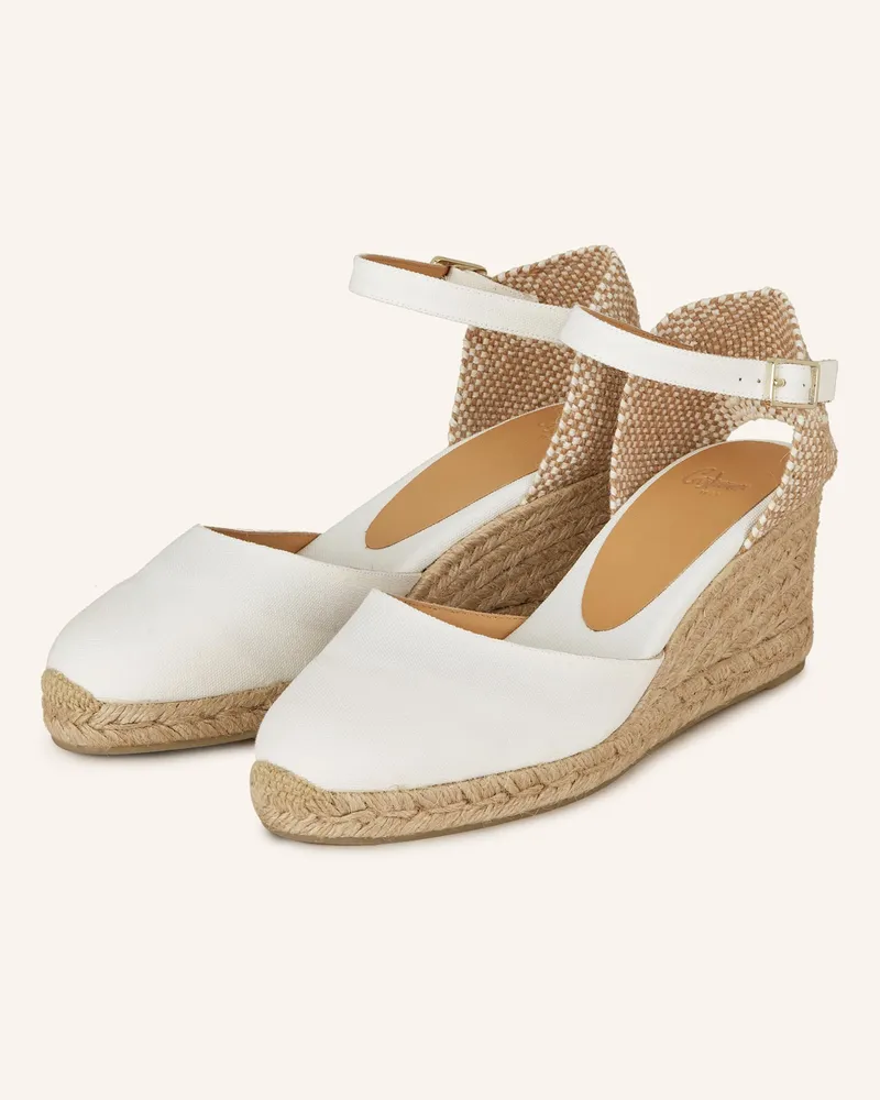 Castañer Wedges CAROL Weiss