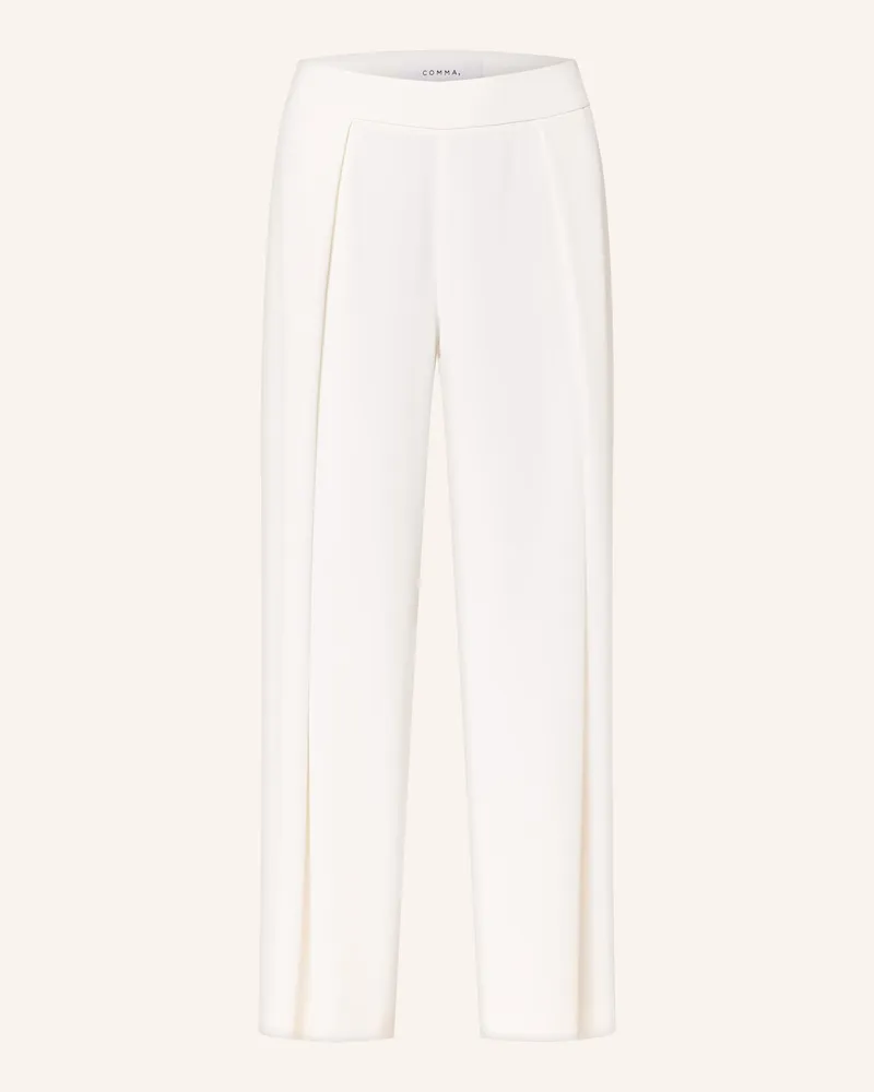 COMMA Marlenehose weiss Ecru