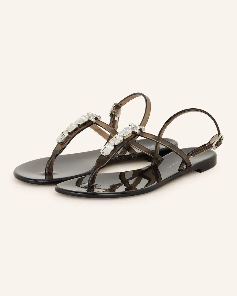 Casadei Sandalen JELLY Schwarz