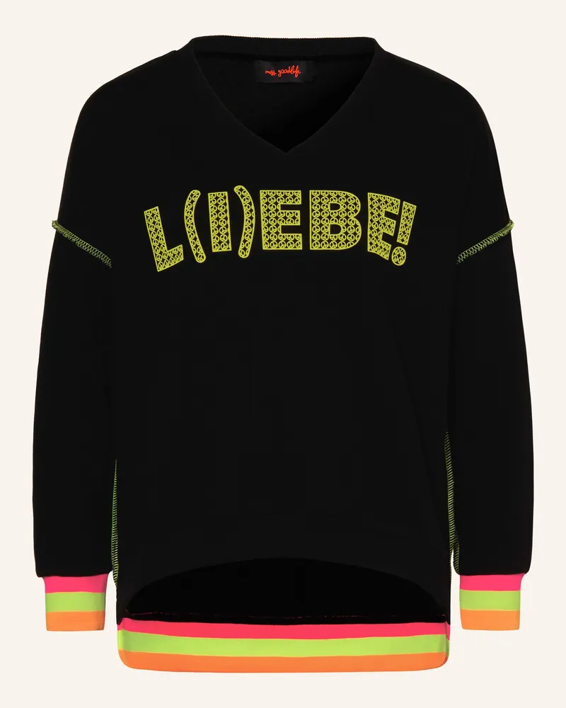 Miss Goodlife Sweatshirt schwarz Schwarz