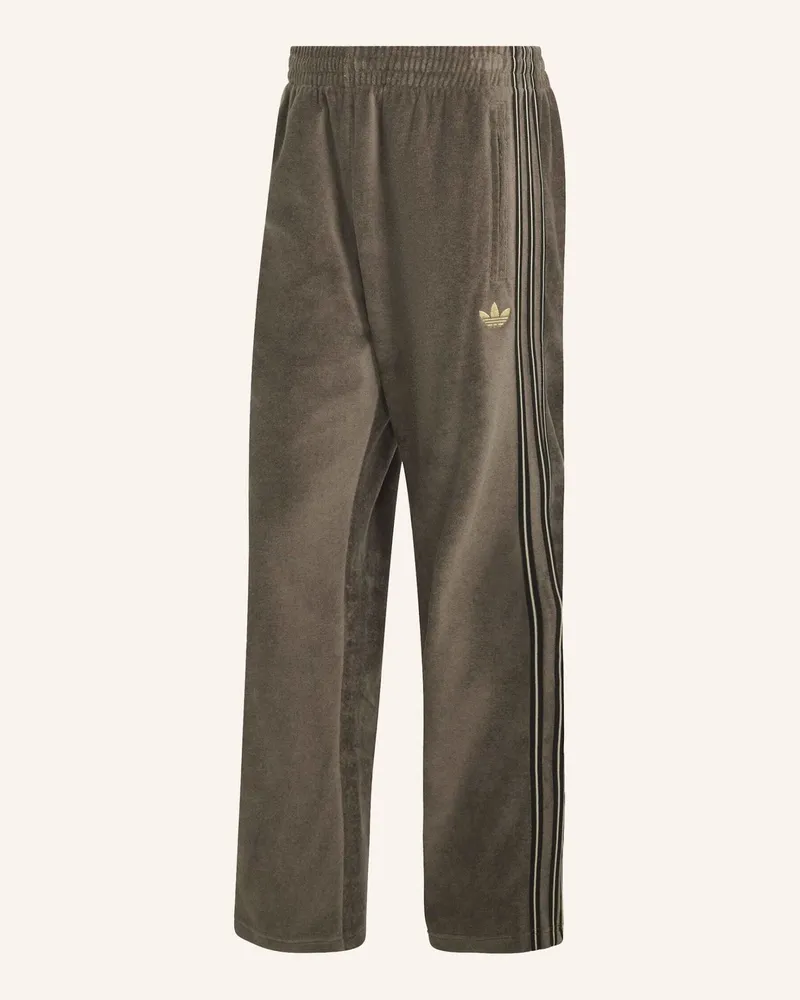 adidas Firebird Trainingshose, Velours braun Braun