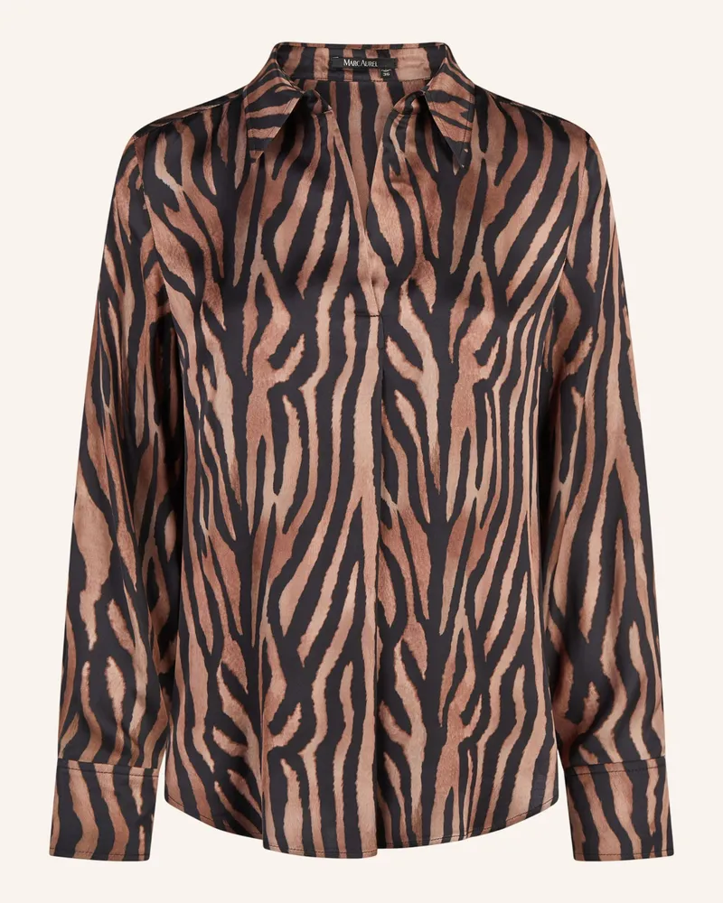 MARC AUREL Bluse schwarz Schwarz