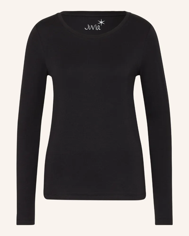 Juvia Longsleeve Ivette schwarz Schwarz