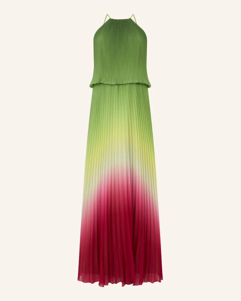 Apart Langes Chiffonkleid gruen Dunkelgrün