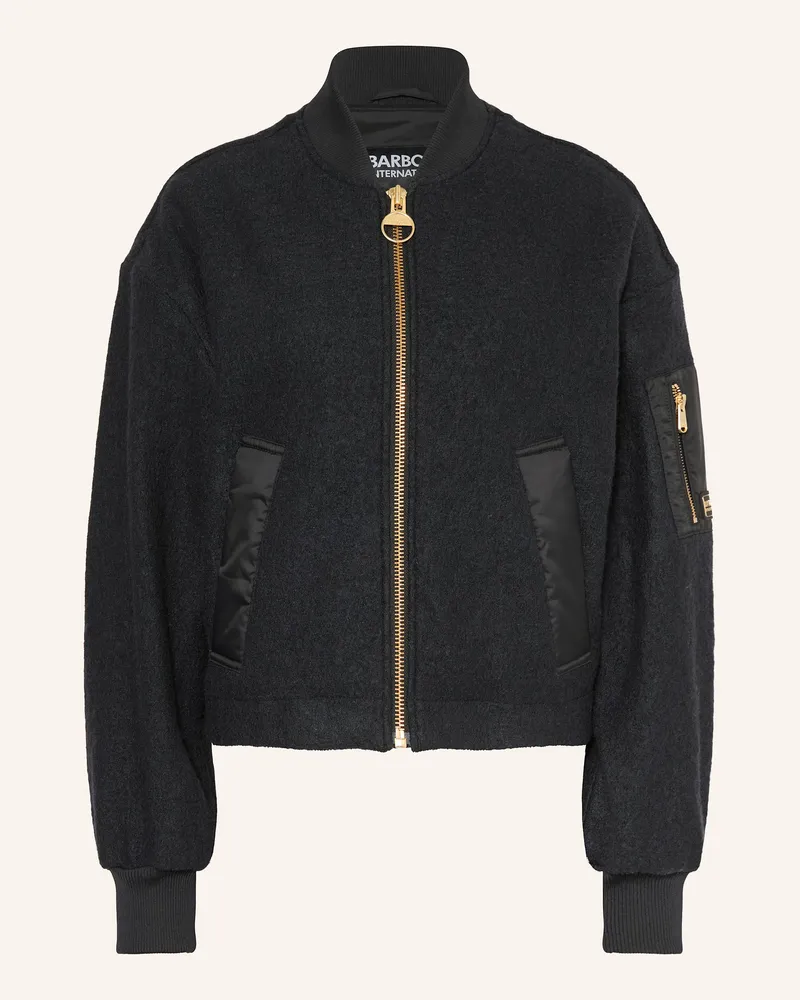 Barbour Strick-Blouson MONIQUE Schwarz