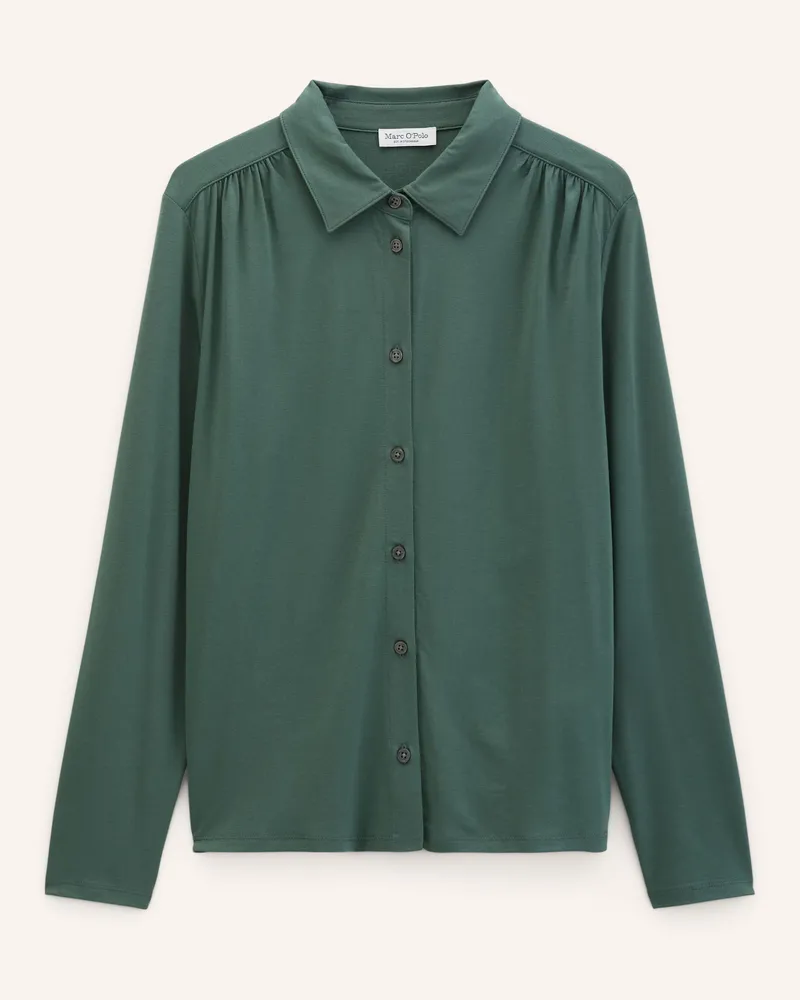 Marc O'Polo Jerseybluse gruen Dunkelgrün
