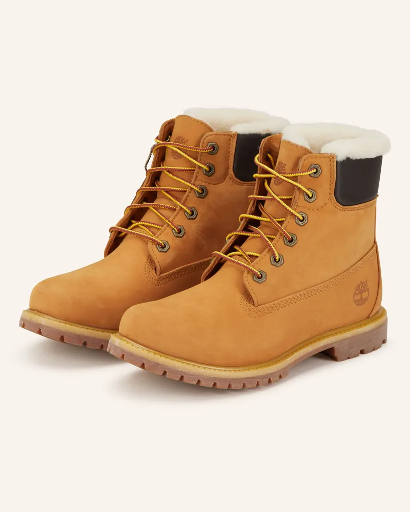 Timberland Schnürboots Cognac