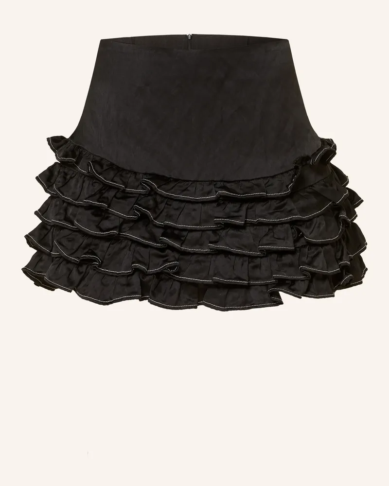 Sandro Rock Mit Rüschen schwarz Schwarz