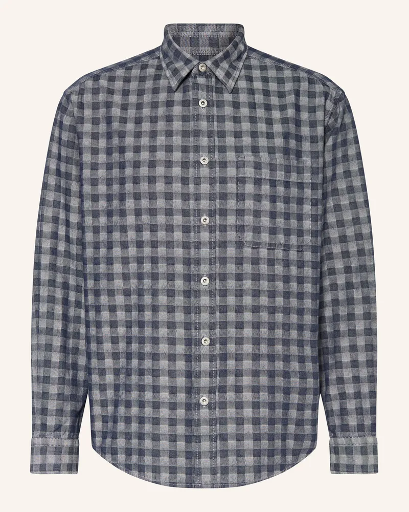 HUGO BOSS Hemd Ebalto Comfort Fit blau Dunkelblau