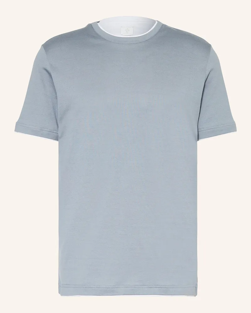 Eleventy T-Shirt Blaugrau