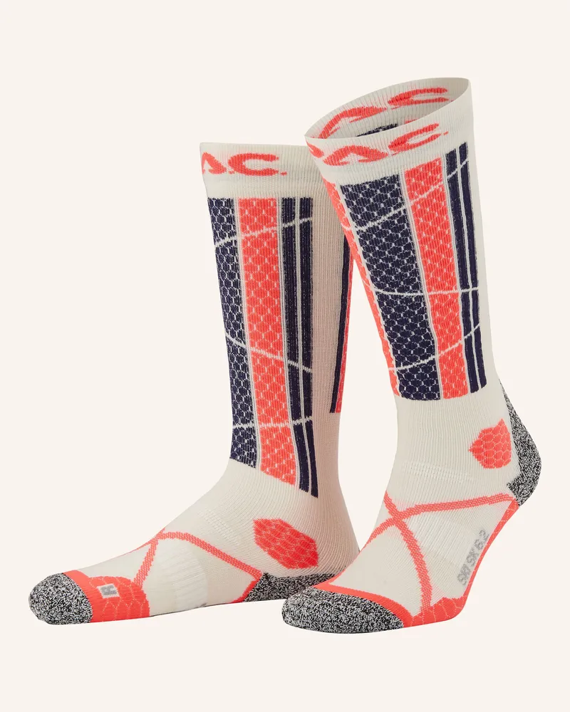 P.A.C. Skisocken SK 6.2 MERINO TECHNICAL PRO mit Merinowolle Neonorange