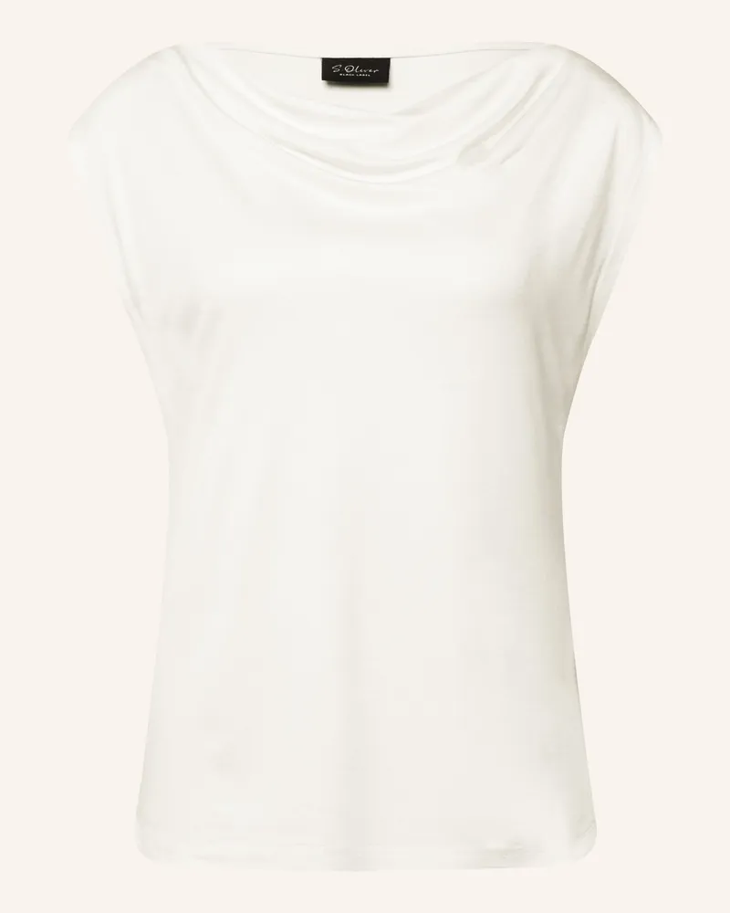 S.Oliver T-Shirt weiss Weiss