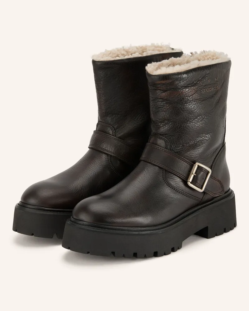 Copenhagen Plateau-Boots cph900 braun Dunkelbraun