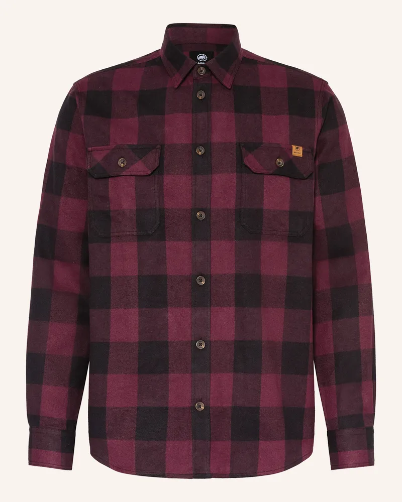 Mammut Outdoor-Hemd Tamaro rot Schwarz