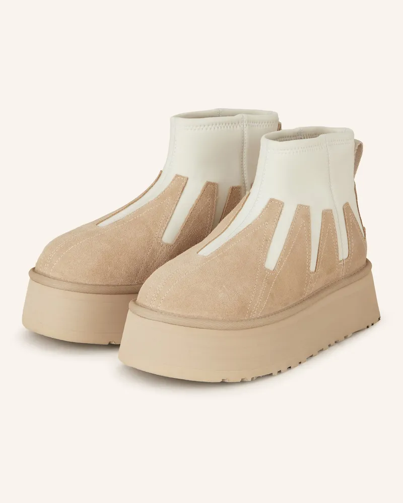 UGG Plateau-Boots CLASSIC MINI DIPPER SUNWAVE Beige