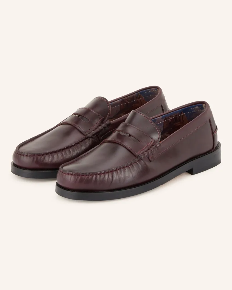 Naked Wolfe Penny-Loafer Riviera rot Dunkelrot