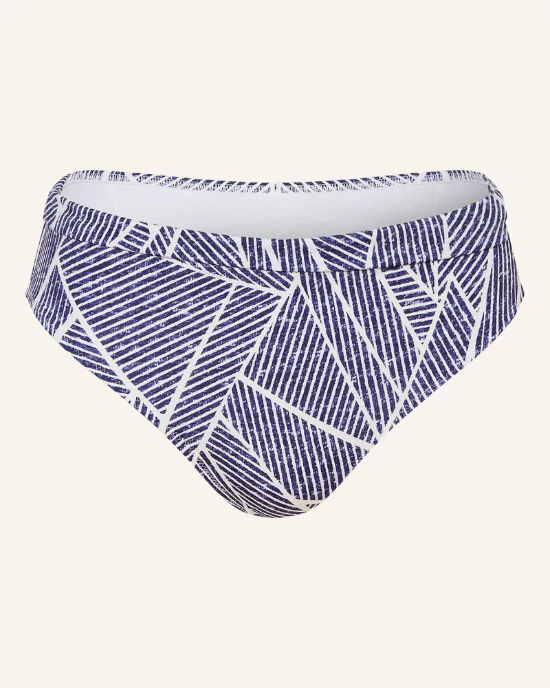 Lidea Basic-Bikini-Hose Indigo Grid blau Dunkelblau