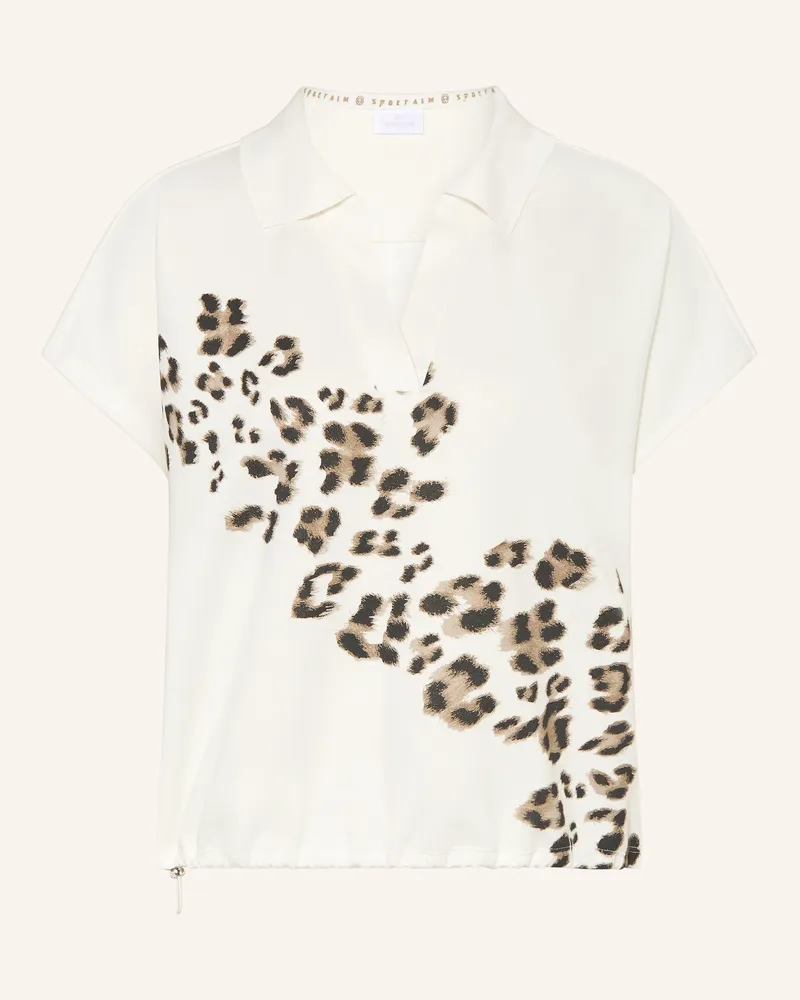 Sportalm Blusenshirt Im Materialmix weiss Ecru