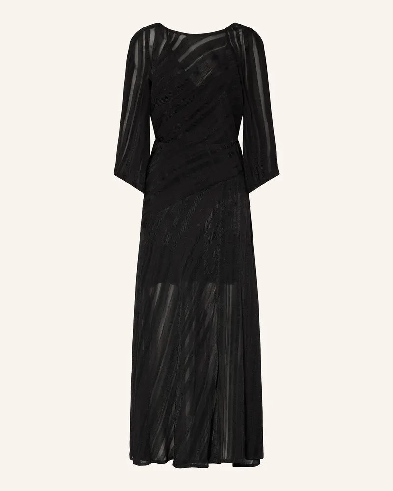 ba&sh Kleid SIBONY mit 3/4-Arm Schwarz